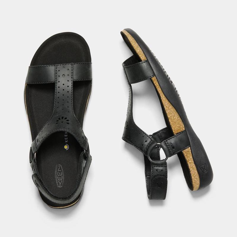 Keen Kaci Ana T-strap - Kadın Sandalet - Siyah - Türkiye (597813MZJ)